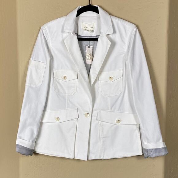 Anthropologie Jackets & Blazers - NWT Anthropologie Neve Utility Jacket in White